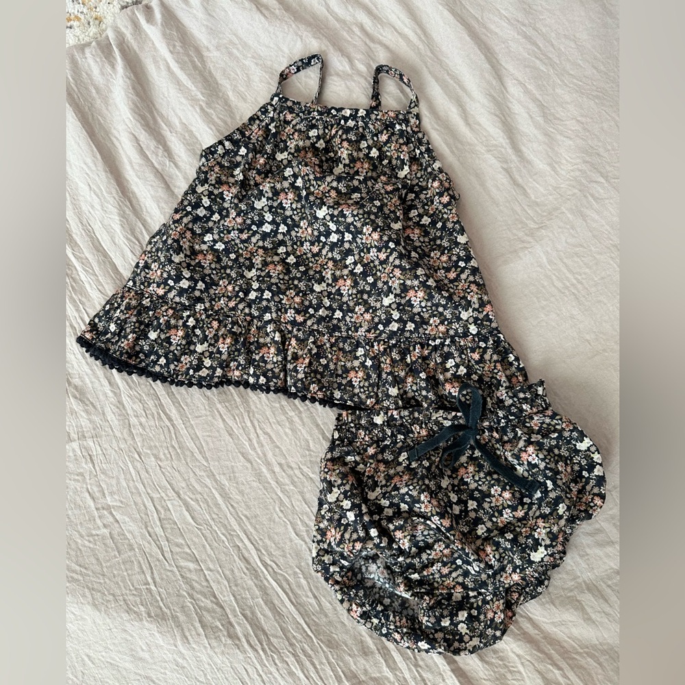 Floral Jamie Kay Shirt and Bloomers Set